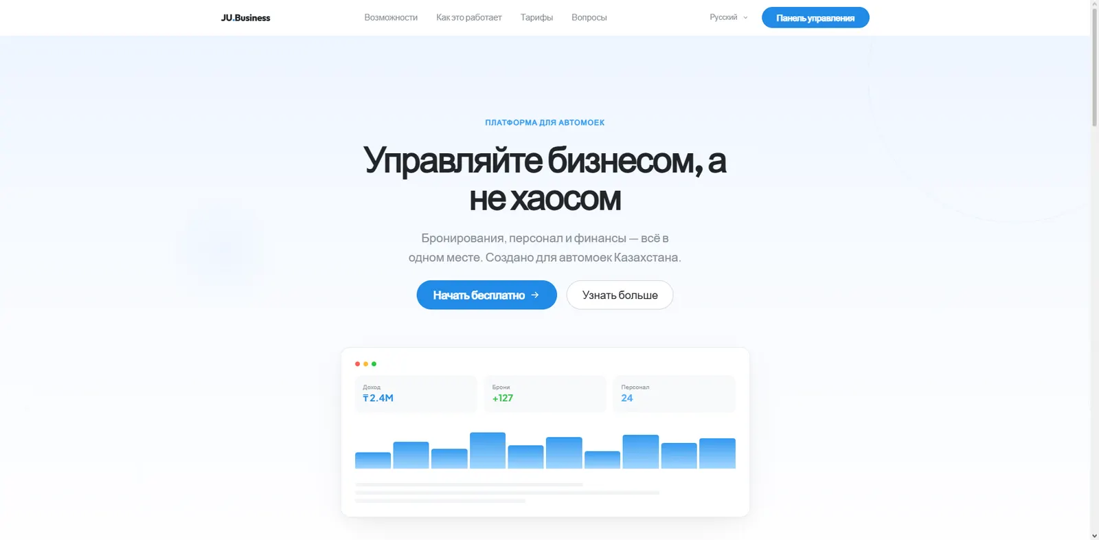 JU — веб-панель оператора